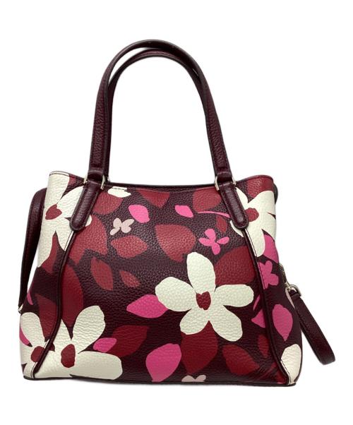 Kate Spade（ケイトスペード）Kate Spade (ケイトスペード) サッチェル レザー 2wayバッグ パープルの古着・服飾アイテム