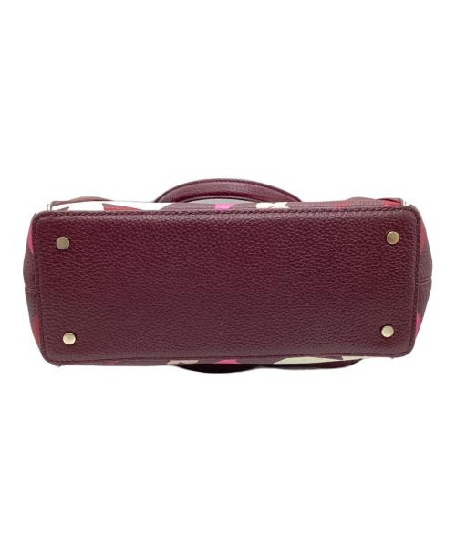 Kate Spade（ケイトスペード）Kate Spade (ケイトスペード) サッチェル レザー 2wayバッグ パープルの古着・服飾アイテム