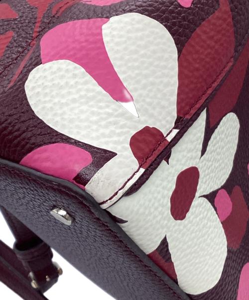Kate Spade（ケイトスペード）Kate Spade (ケイトスペード) サッチェル レザー 2wayバッグ パープルの古着・服飾アイテム