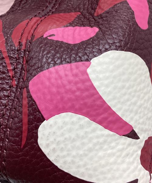 Kate Spade（ケイトスペード）Kate Spade (ケイトスペード) サッチェル レザー 2wayバッグ パープルの古着・服飾アイテム