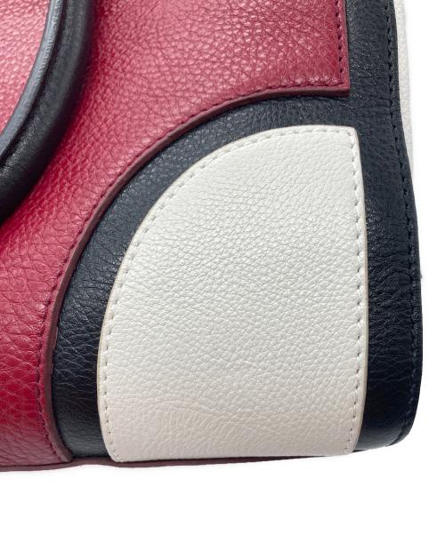 FURLA（フルラ）FURLA (フルラ) 2WAYバッグ レッド×ホワイトの古着・服飾アイテム