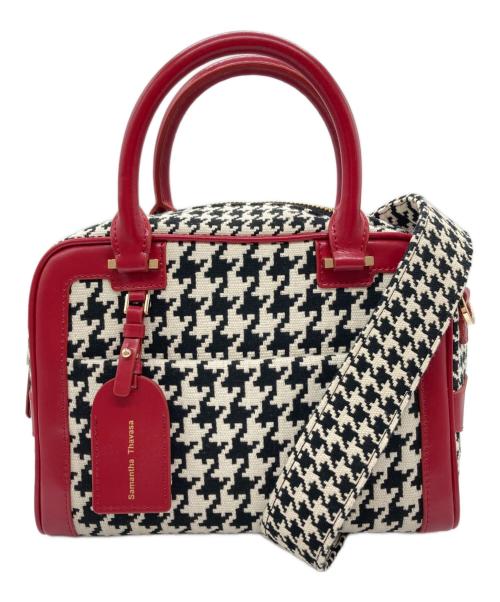 Samantha Thavasa（サマンサタバサ）Samantha Thavasa (サマンサタバサ) 2WAYバッグ ブラック×ホワイトの古着・服飾アイテム