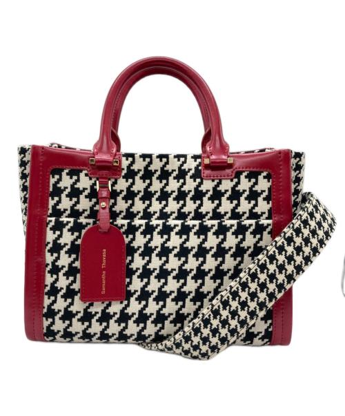 Samantha Thavasa（サマンサタバサ）Samantha Thavasa (サマンサタバサ) 2WAYバッグ ブラック×ホワイトの古着・服飾アイテム