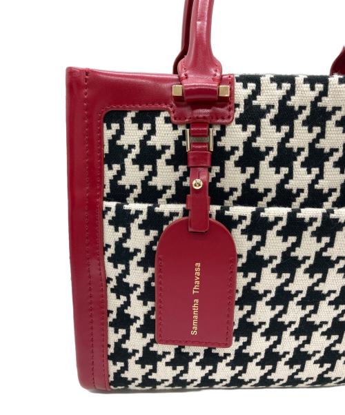 Samantha Thavasa（サマンサタバサ）Samantha Thavasa (サマンサタバサ) 2WAYバッグ ブラック×ホワイトの古着・服飾アイテム