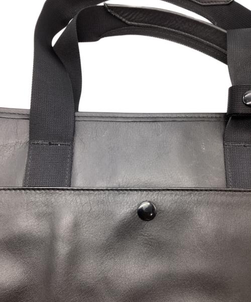 BROSKI&SUPPLY（ブロスキーアンドサプライ）BROSKI&SUPPLY (ブロスキーアンドサプライ) レザートートバッグ ブラックの古着・服飾アイテム