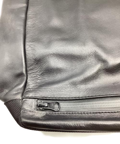 BROSKI&SUPPLY（ブロスキーアンドサプライ）BROSKI&SUPPLY (ブロスキーアンドサプライ) レザートートバッグ ブラックの古着・服飾アイテム