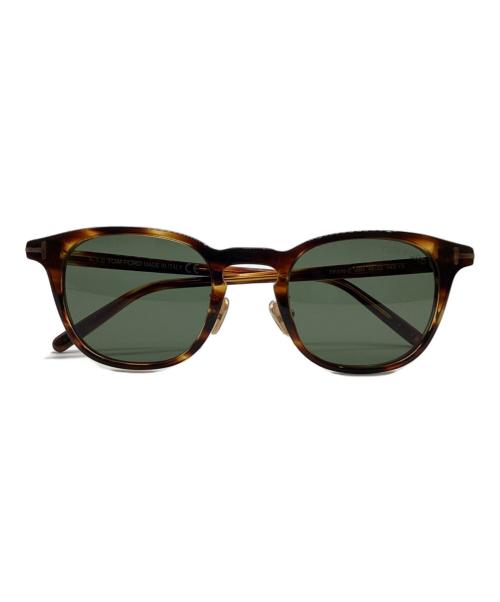 TOM FORD（トムフォード）TOM FORD (トムフォード) ウエリントンサングラス ブラウン サイズ:48□22の古着・服飾アイテム