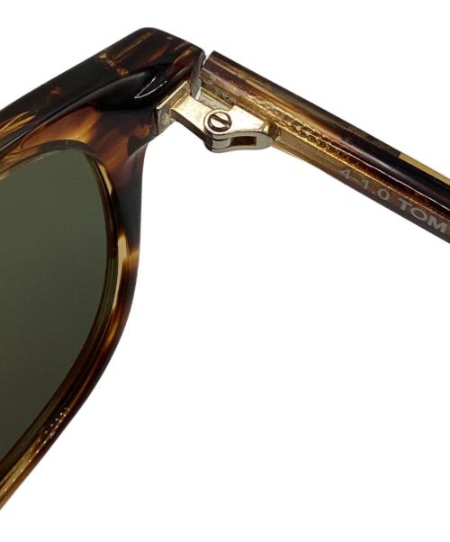 TOM FORD（トムフォード）TOM FORD (トムフォード) ウエリントンサングラス ブラウン サイズ:48□22の古着・服飾アイテム