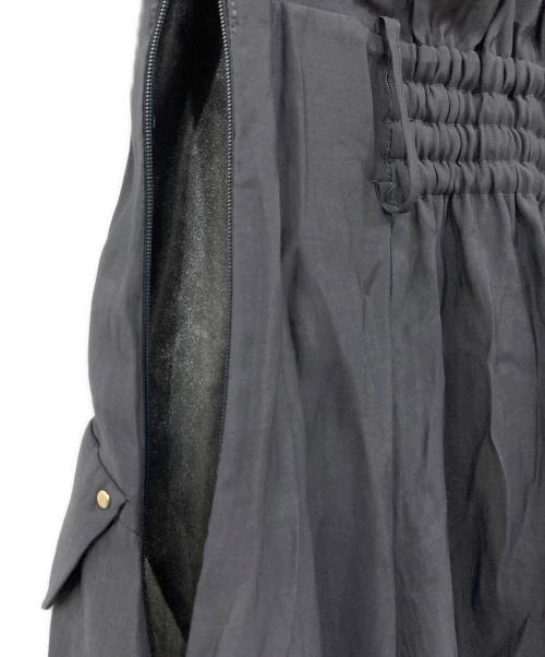 Apuweiser-riche（アプワイザーリッシェ）Apuweiser-riche (アプワイザーリッシェ) 半袖ワークシャツワンピース グレーの古着・服飾アイテム