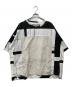 My Beautiful Landlet（マイビューティフルランドレット）の古着「切替ビッグTシャツ」｜ブラック×ホワイト