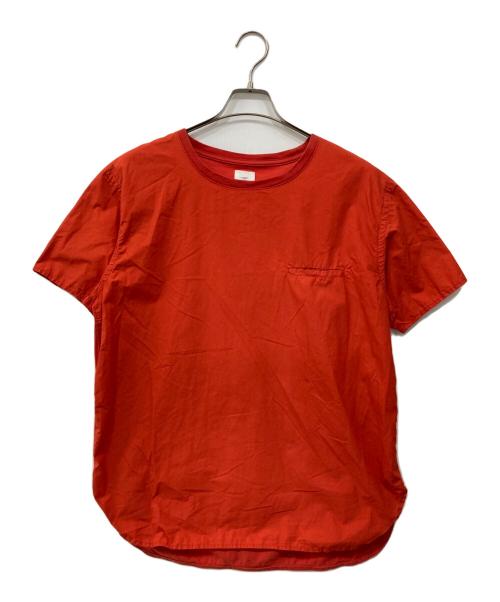 BLURHMS（ブラームス）BLURHMS (ブラームス) 前後切替Tシャツ レッド サイズ:3の古着・服飾アイテム