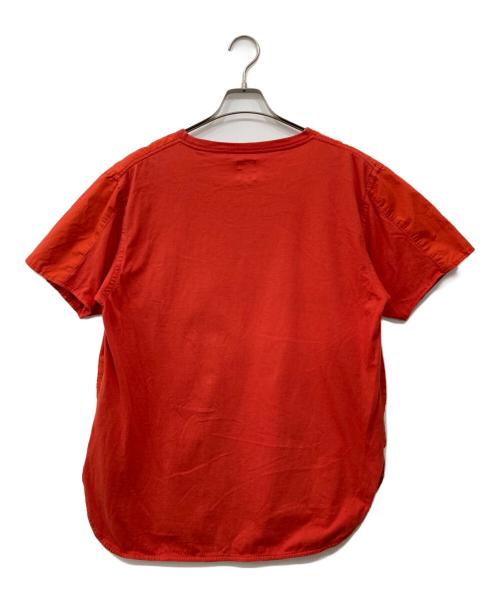 BLURHMS（ブラームス）BLURHMS (ブラームス) 前後切替Tシャツ レッド サイズ:3の古着・服飾アイテム