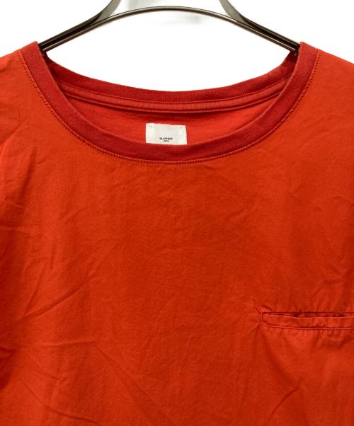 BLURHMS（ブラームス）BLURHMS (ブラームス) 前後切替Tシャツ レッド サイズ:3の古着・服飾アイテム
