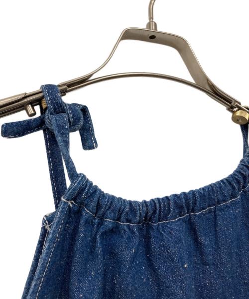 NEPENTHES 955（ネペンテス 955）NEPENTHES 955 (ネペンテス 955) デニムノースリーブマキシワンピース インディゴ サイズ:1の古着・服飾アイテム