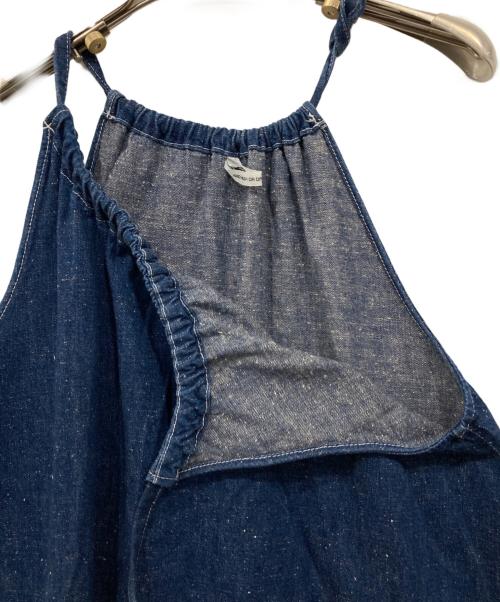 NEPENTHES 955（ネペンテス 955）NEPENTHES 955 (ネペンテス 955) デニムノースリーブマキシワンピース インディゴ サイズ:1の古着・服飾アイテム