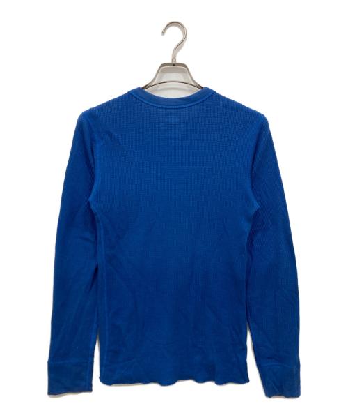 Hanes（ヘインズ）Hanes (ヘインズ) SUPREME (シュプリーム) ボーンサーマルカットソー ブルー サイズ:Sの古着・服飾アイテム