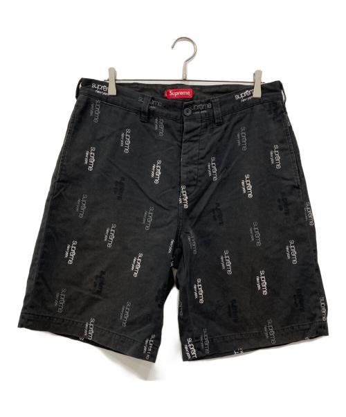 SUPREME（シュプリーム）Supreme (シュプリーム) クラシックロゴチノショーツ ブラック サイズ:SIZE 81cm (W32)の古着・服飾アイテム