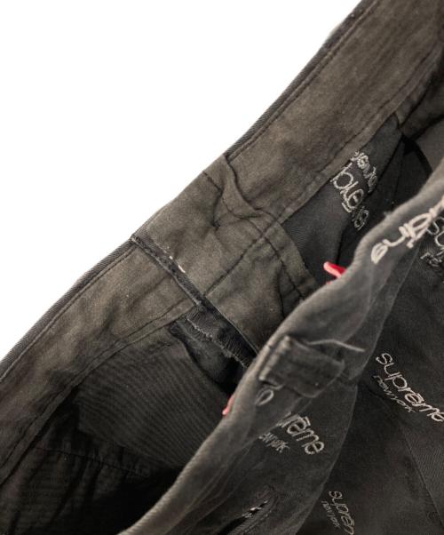 SUPREME（シュプリーム）Supreme (シュプリーム) クラシックロゴチノショーツ ブラック サイズ:SIZE 81cm (W32)の古着・服飾アイテム