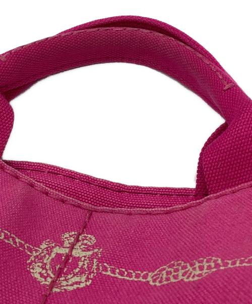 PRADA（プラダ）PRADA (プラダ) カナパ ミニ キャンバストートバッグ ピンクの古着・服飾アイテム