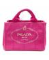 PRADA（プラダ）の古着「カナパ ミニ キャンバストートバッグ」｜ピンク