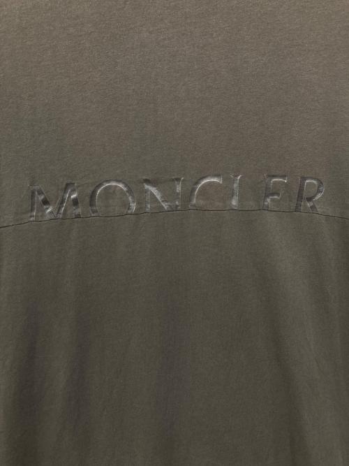 MONCLER（モンクレール）MONCLER (モンクレール) ロゴカットソー ブラウン サイズ:Lの古着・服飾アイテム