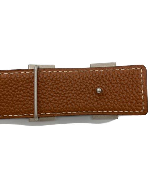 HERMES（エルメス）HERMES (エルメス) レザーベルト ブラック サイズ:90の古着・服飾アイテム