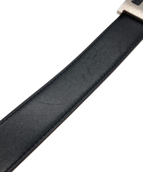 HERMES（エルメス）HERMES (エルメス) レザーベルト ブラック サイズ:90の古着・服飾アイテム