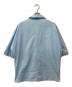 MAISON KITSUNE (メゾンキツネ) ハーフジップシャツ ブルー サイズ:L：4000円