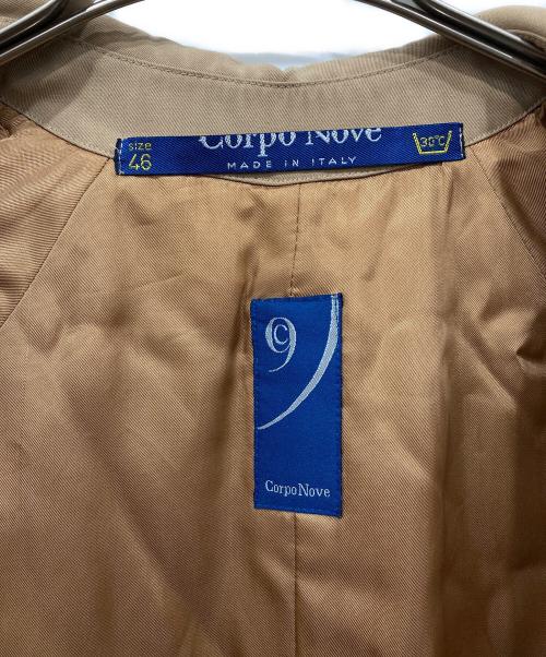 CORPO NOVE（コルポノーヴェ）CORPO NOVE (コルポノーヴェ) ステンカラーコート ベージュ サイズ:46の古着・服飾アイテム