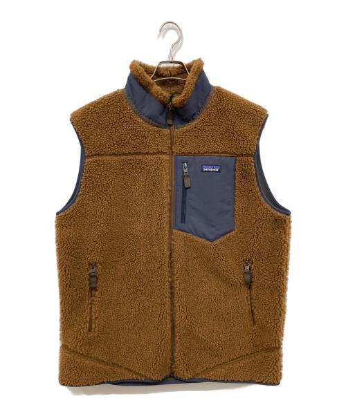 Patagonia（パタゴニア）Patagonia (パタゴニア) クラシックレトロXベスト ブラウン×グレー サイズ:XLの古着・服飾アイテム