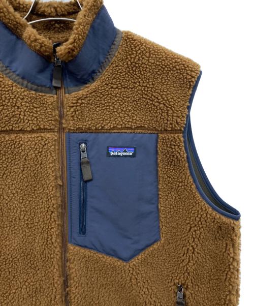 Patagonia（パタゴニア）Patagonia (パタゴニア) クラシックレトロXベスト ブラウン×グレー サイズ:XLの古着・服飾アイテム