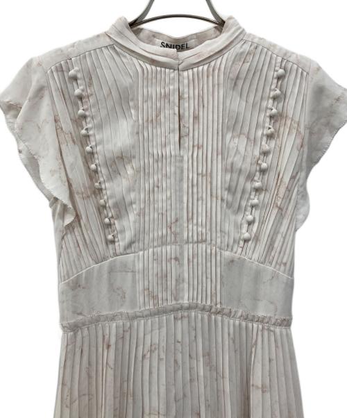 Snidel（スナイデル）Snidel (スナイデル) プリーツロングワンピース ピンクの古着・服飾アイテム