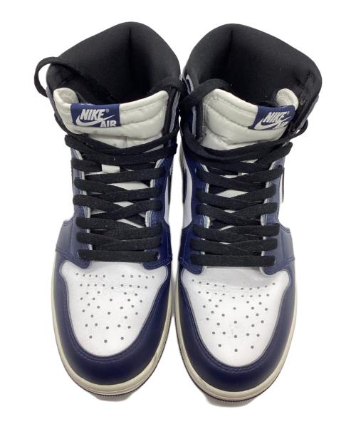 NIKE（ナイキ）NIKE (ナイキ) ハイカットスニーカー ホワイト×ネイビー サイズ:28の古着・服飾アイテム