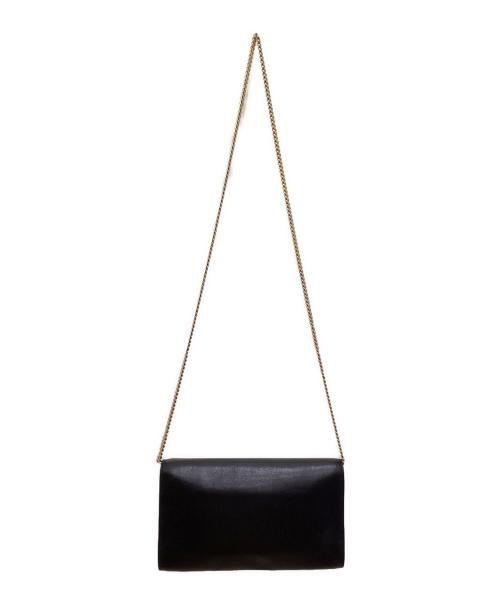 CELINE（セリーヌ）CELINE (セリーヌ) チェーンショルダーバッグ ブラックの古着・服飾アイテム