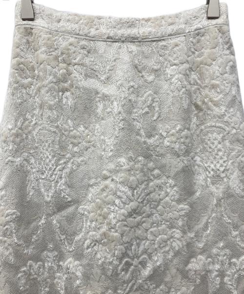 Ameri（アメリ）AMERI (アメリ) ジャガードスカート アイボリー サイズ:Sの古着・服飾アイテム
