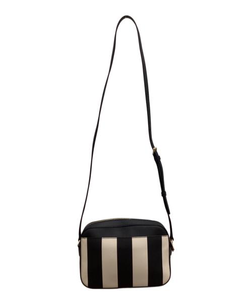 MICHAEL KORS（マイケル・コース）MICHAEL KORS (マイケル・コース) ショルダーバッグ ブラック×ホワイトの古着・服飾アイテム