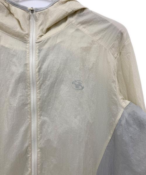 san san gear（サンサンギア）san san gear (サンサンギア) メッシュジップパーカー アイボリー サイズ:2の古着・服飾アイテム