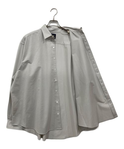 KANEMASA PHIL.（カネマサフィル）KANEMASA PHIL. (カネマサフィル) オックスドレスシャツ グレー サイズ:Lの古着・服飾アイテム