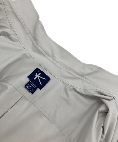KANEMASA PHIL.（カネマサフィル）KANEMASA PHIL. (カネマサフィル) オックスドレスシャツ グレー サイズ:Lの古着・服飾アイテム