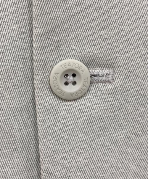 teatora（テアトラ）teatora (テアトラ) CARTRIDGE SHIRT GC グレー サイズ:表記なしの古着・服飾アイテム