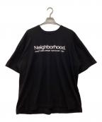 NEIGHBORHOODネイバーフッド）の古着「プリントTシャツ」｜ブラック