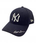 New Era×POLO RALPH LAURENニューエラ×ポロ・ラルフローレン）の古着「キャップ」｜ネイビー
