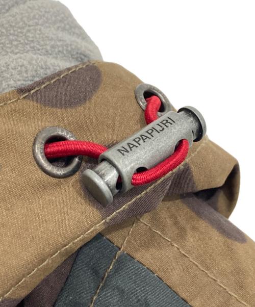NAPAPIJRI（ナパピリ）NAPAPIJRI (ナパピリ) アノラックパーカー カーキ×ベージュ サイズ:Sの古着・服飾アイテム
