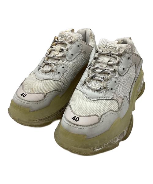 BALENCIAGA（バレンシアガ）BALENCIAGA (バレンシアガ) トリプルエス スニーカー ホワイト サイズ:26.5㎝の古着・服飾アイテム