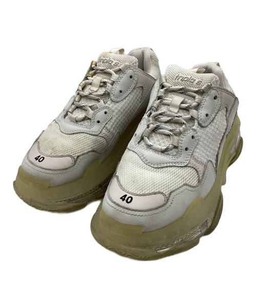 BALENCIAGA（バレンシアガ）BALENCIAGA (バレンシアガ) トリプルエス スニーカー ホワイト サイズ:26.5㎝の古着・服飾アイテム