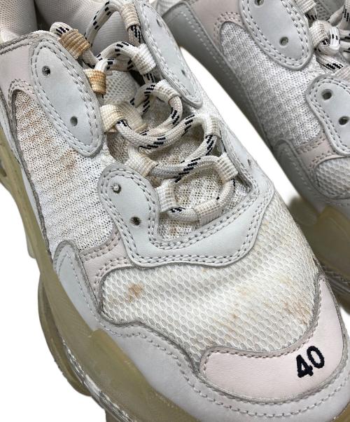 BALENCIAGA（バレンシアガ）BALENCIAGA (バレンシアガ) トリプルエス スニーカー ホワイト サイズ:26.5㎝の古着・服飾アイテム