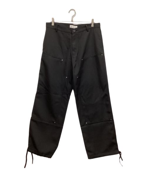 eunoia（ユノイア）eunoia (ユノイア) ダブルニーパンツ ブラック サイズ:-の古着・服飾アイテム