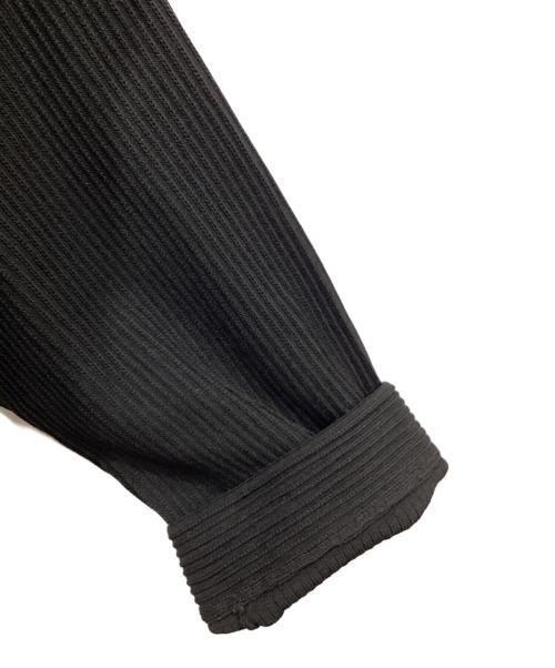 STUDIOUS（ステュディオス）STUDIOUS (ステュディオス) ハンドステッチニットポロカーディガン ブラック サイズ:2の古着・服飾アイテム