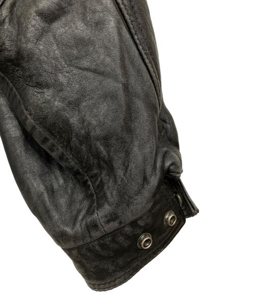 london fog（ロンドンフォグ）london fog (ロンドンフォグ) レザージャケット ブラック サイズ:XLの古着・服飾アイテム