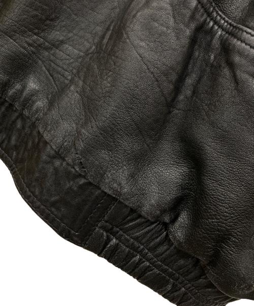 london fog（ロンドンフォグ）london fog (ロンドンフォグ) レザージャケット ブラック サイズ:XLの古着・服飾アイテム